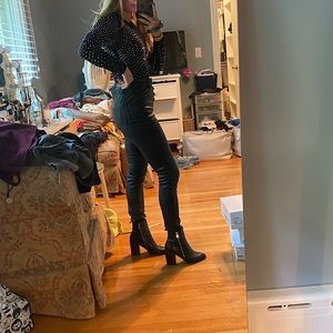 BLANKNYC Vegan Leather Daddy Soda Pant